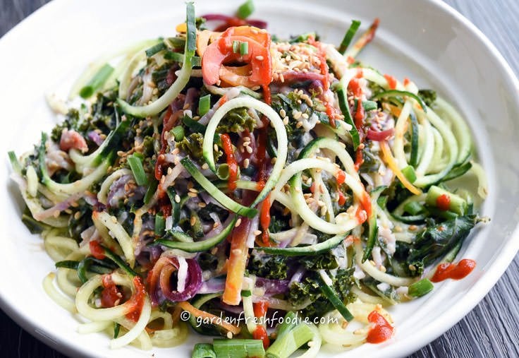 Asian Noodle Salad With Miso Dressing