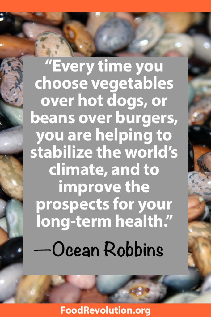 Plant-based eating quote by Ocean Robbins