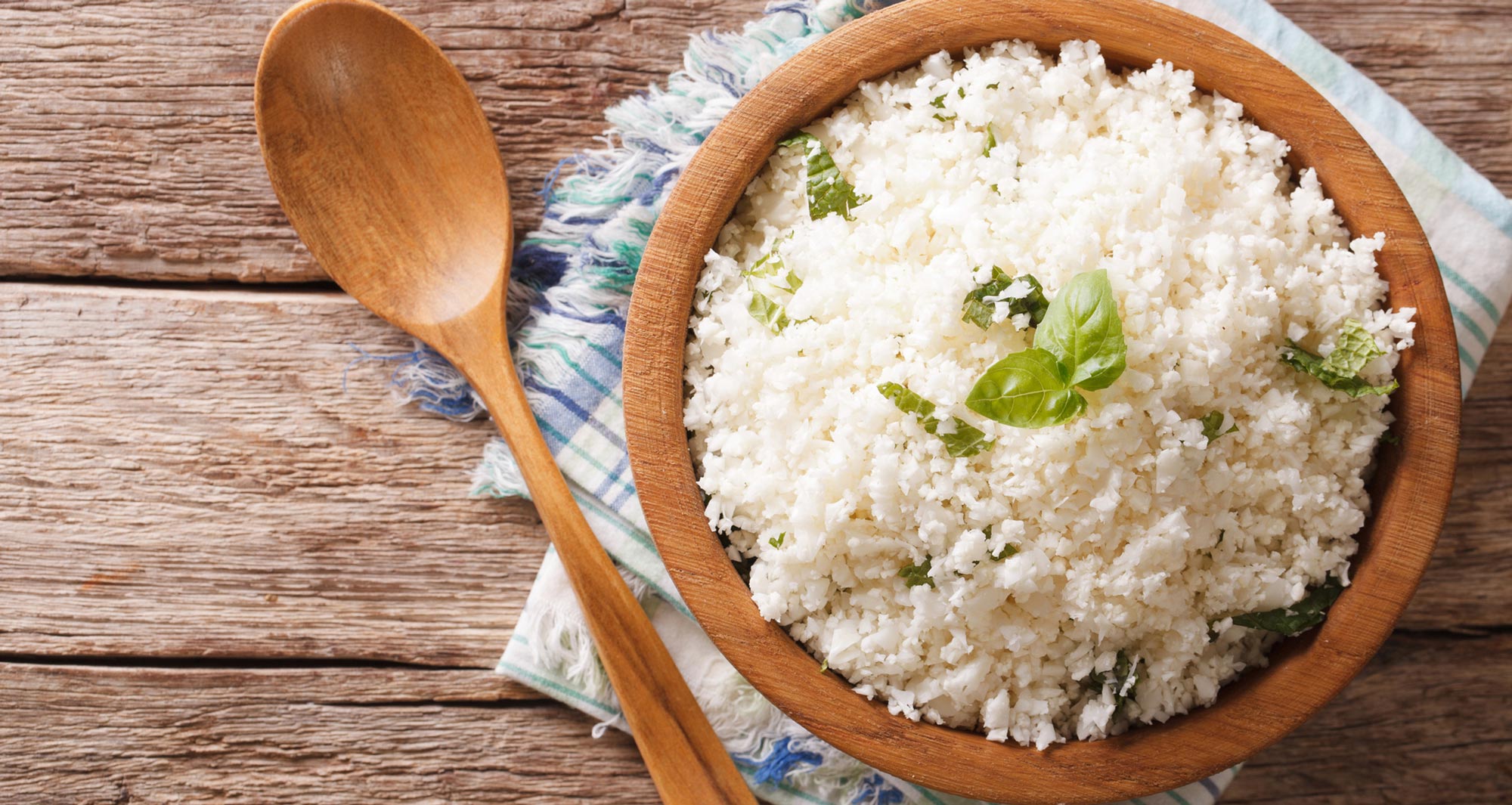 bowl of cauliflower rice