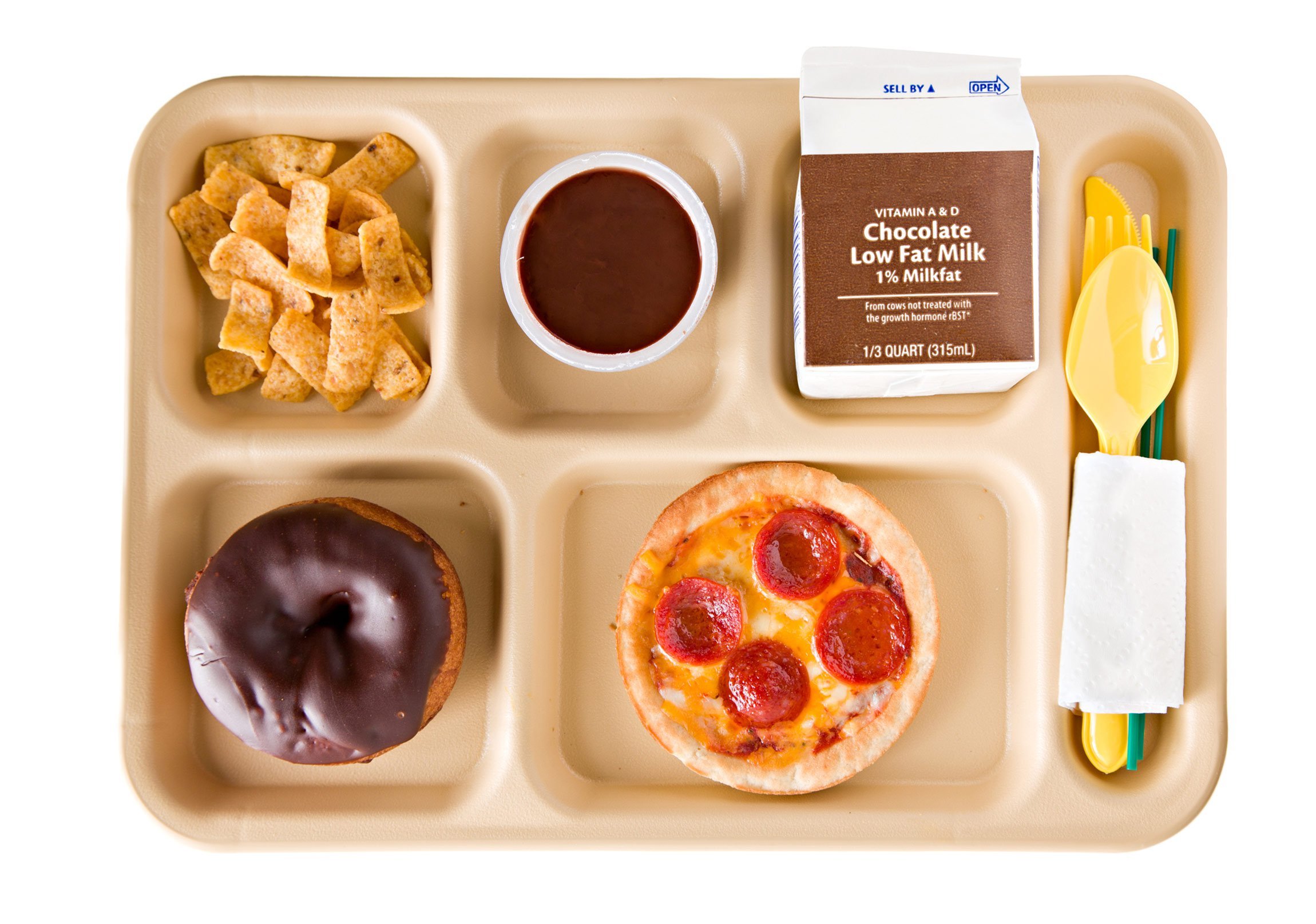 Unhealthy School Cafeteria Food