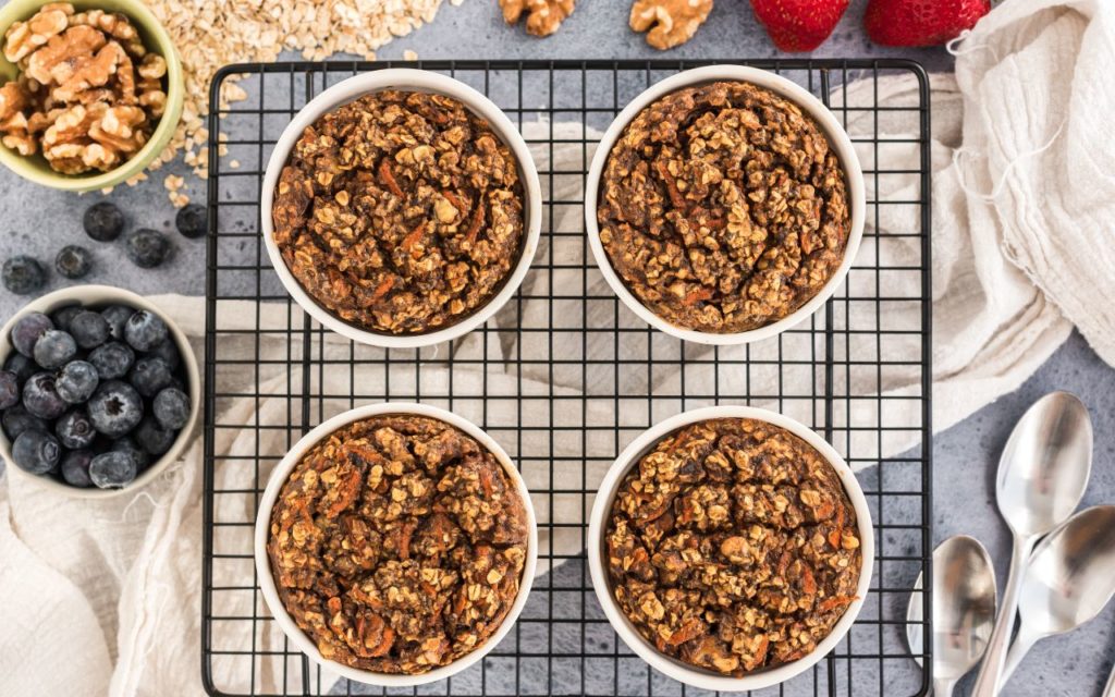 Baked Carrot Cake Oatmeal