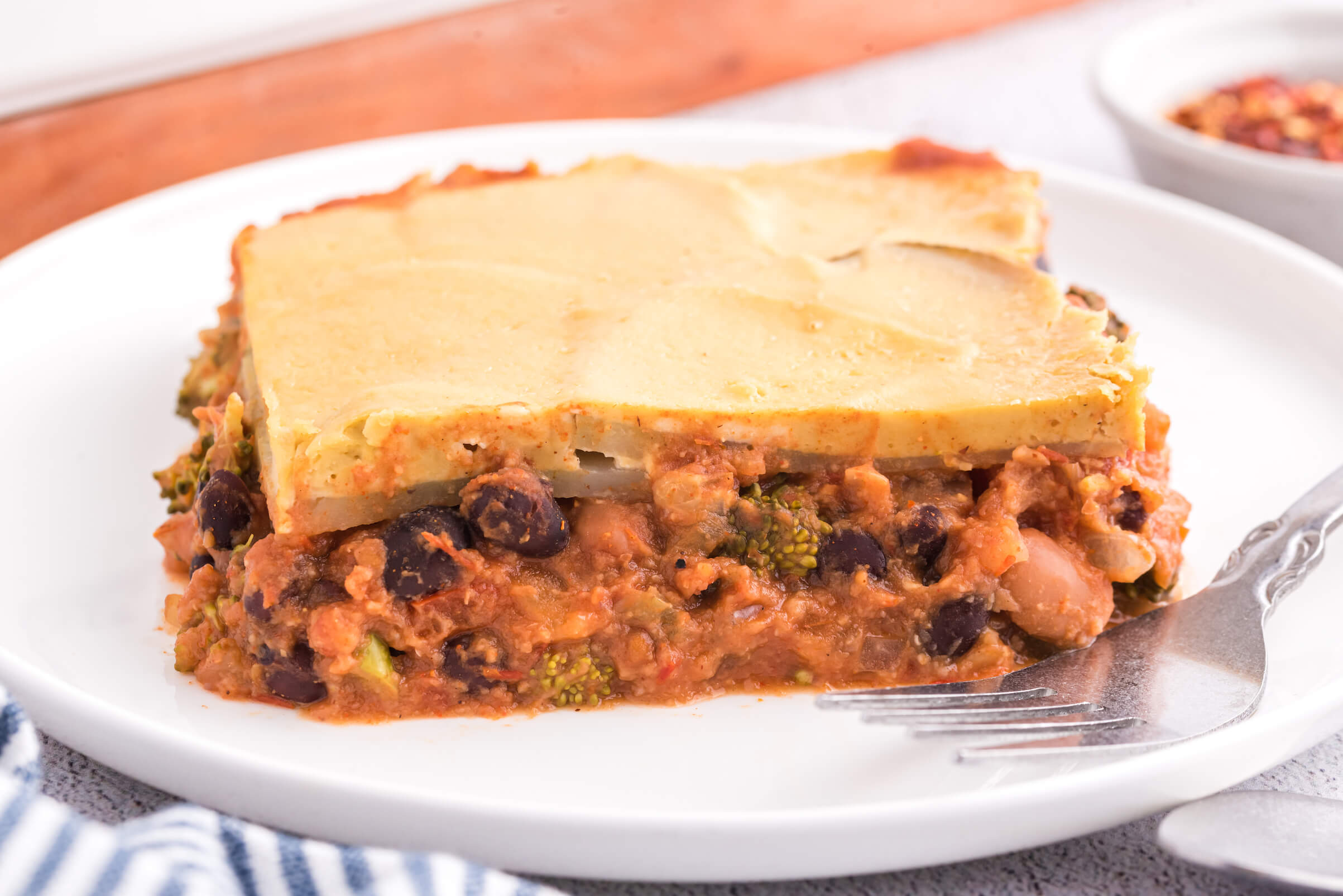 baked chili and potato casserole