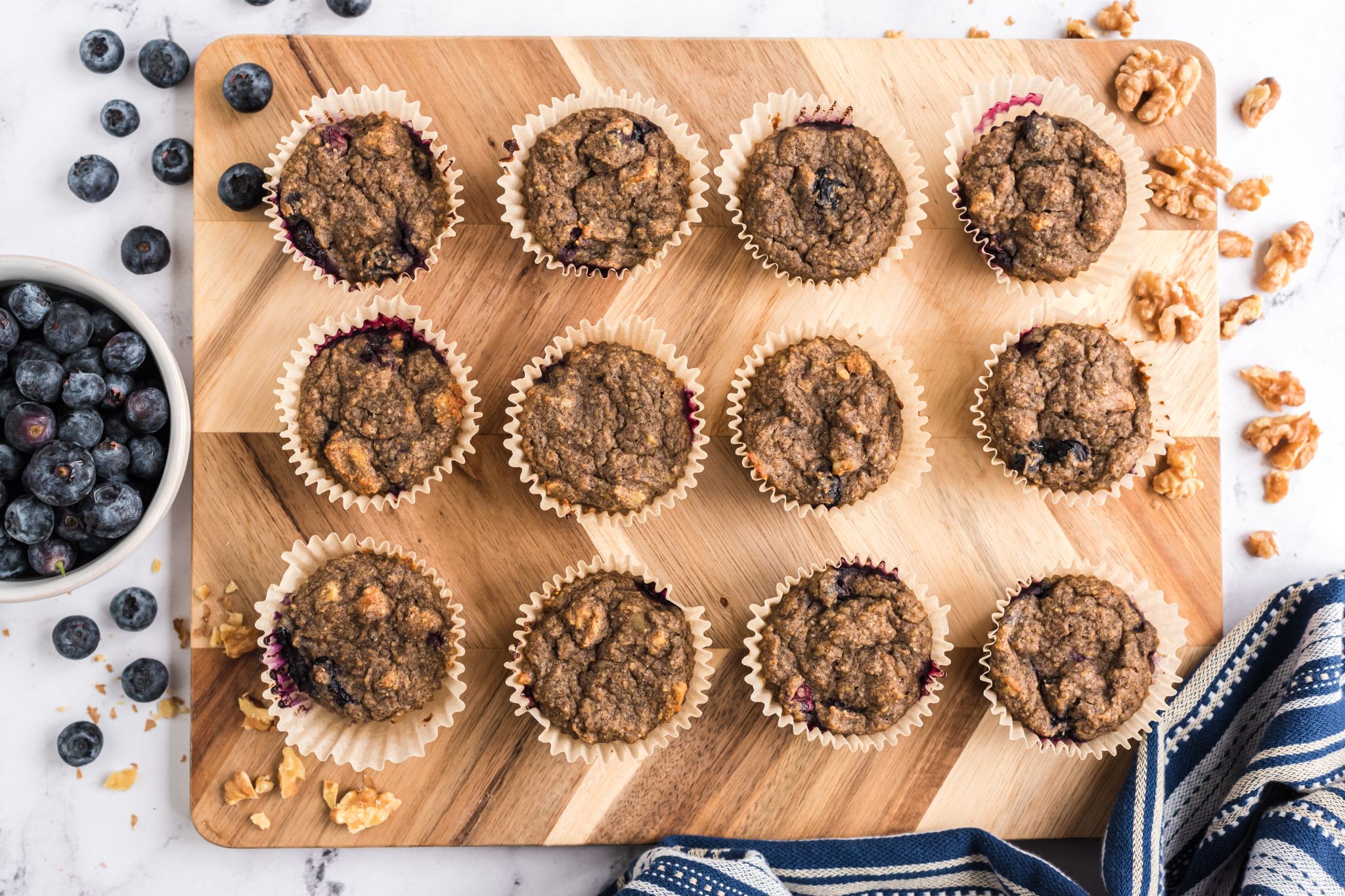 Blueberry Buckwheat Breakfast Muffins