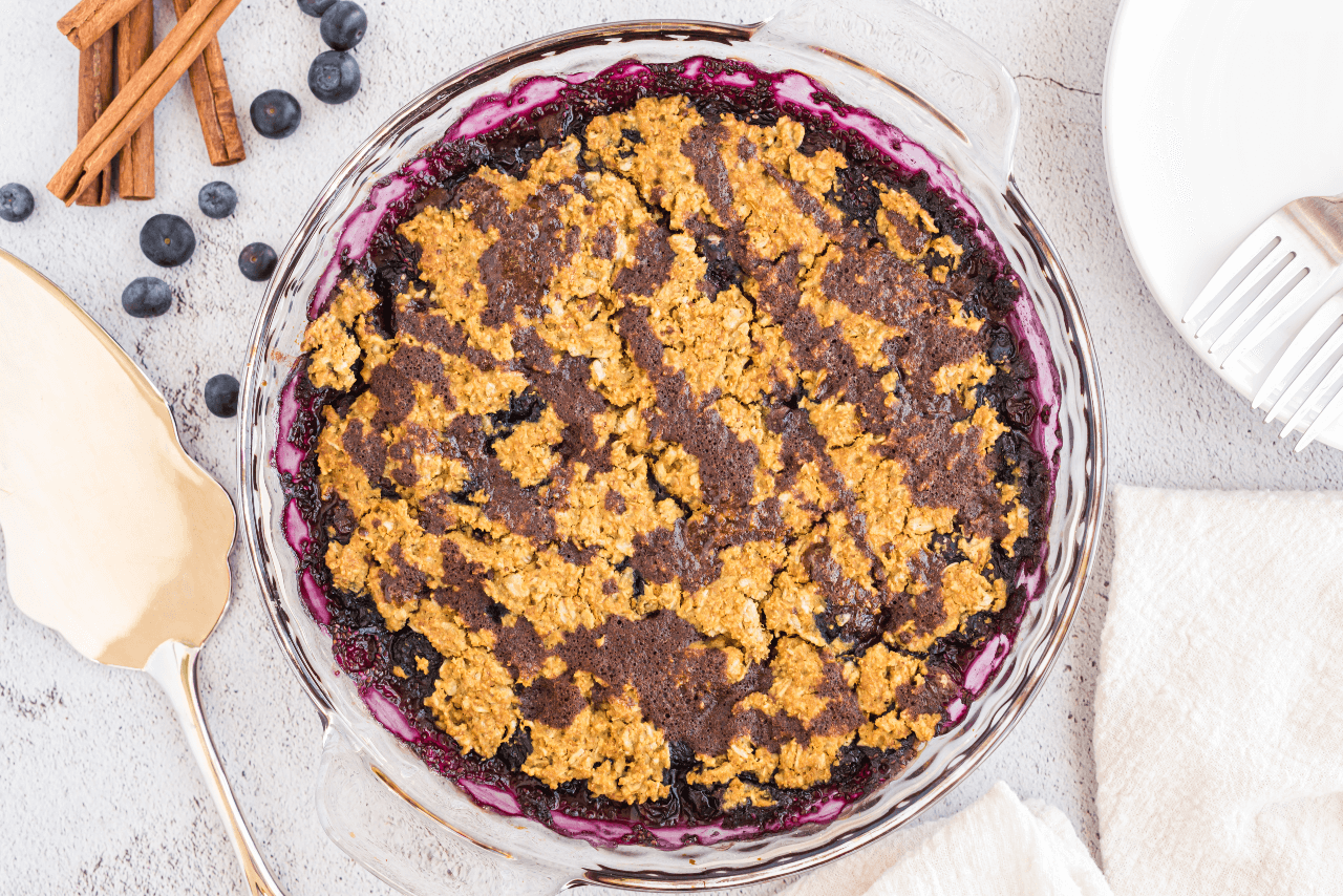 Blueberry Chia Oat Crumble