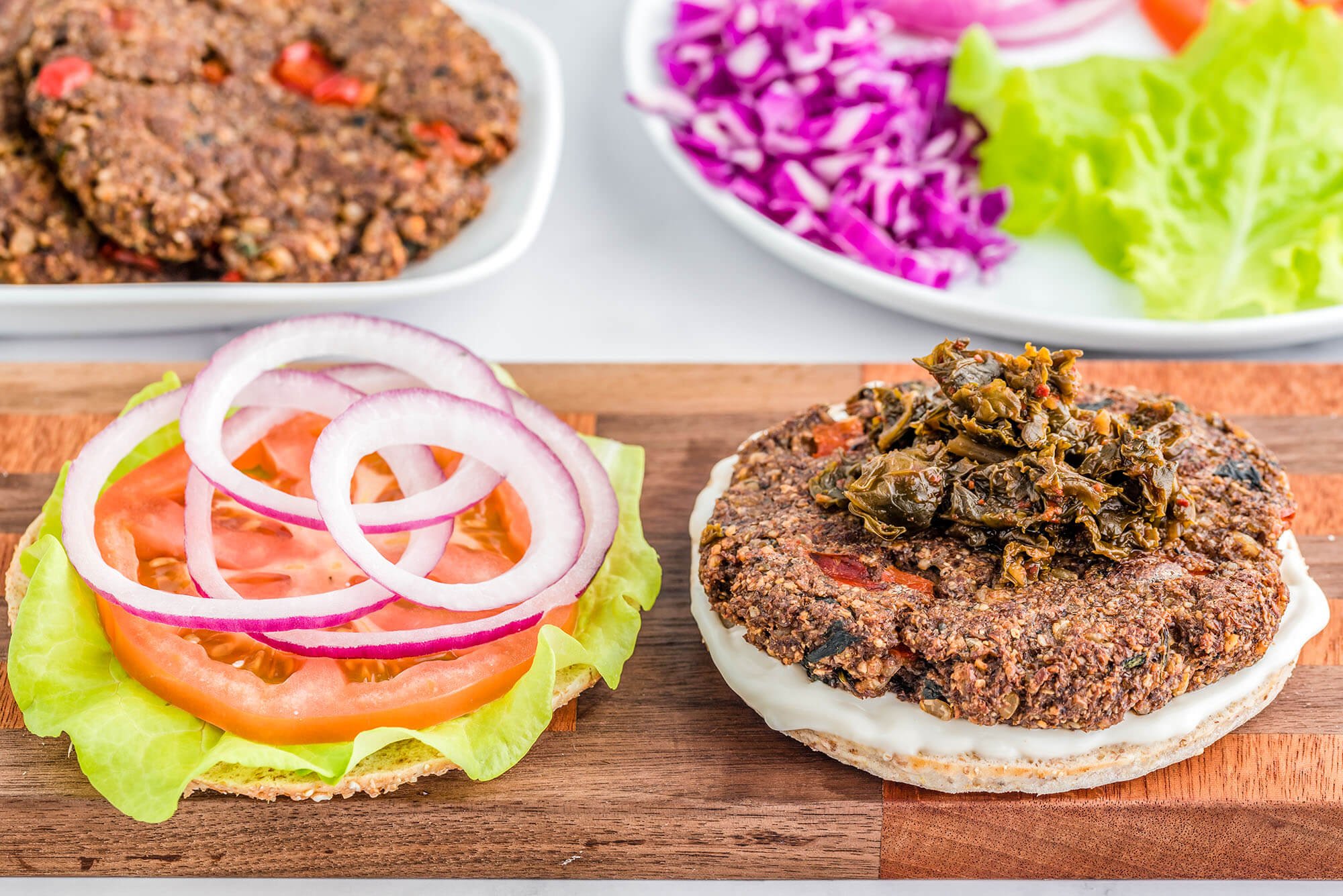 Plant-Based Meal Prep: Brown Rice Umami Burger