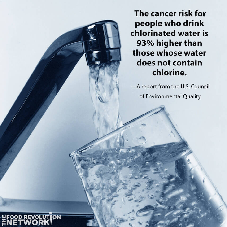 Chlorine in water carries a cancer risk