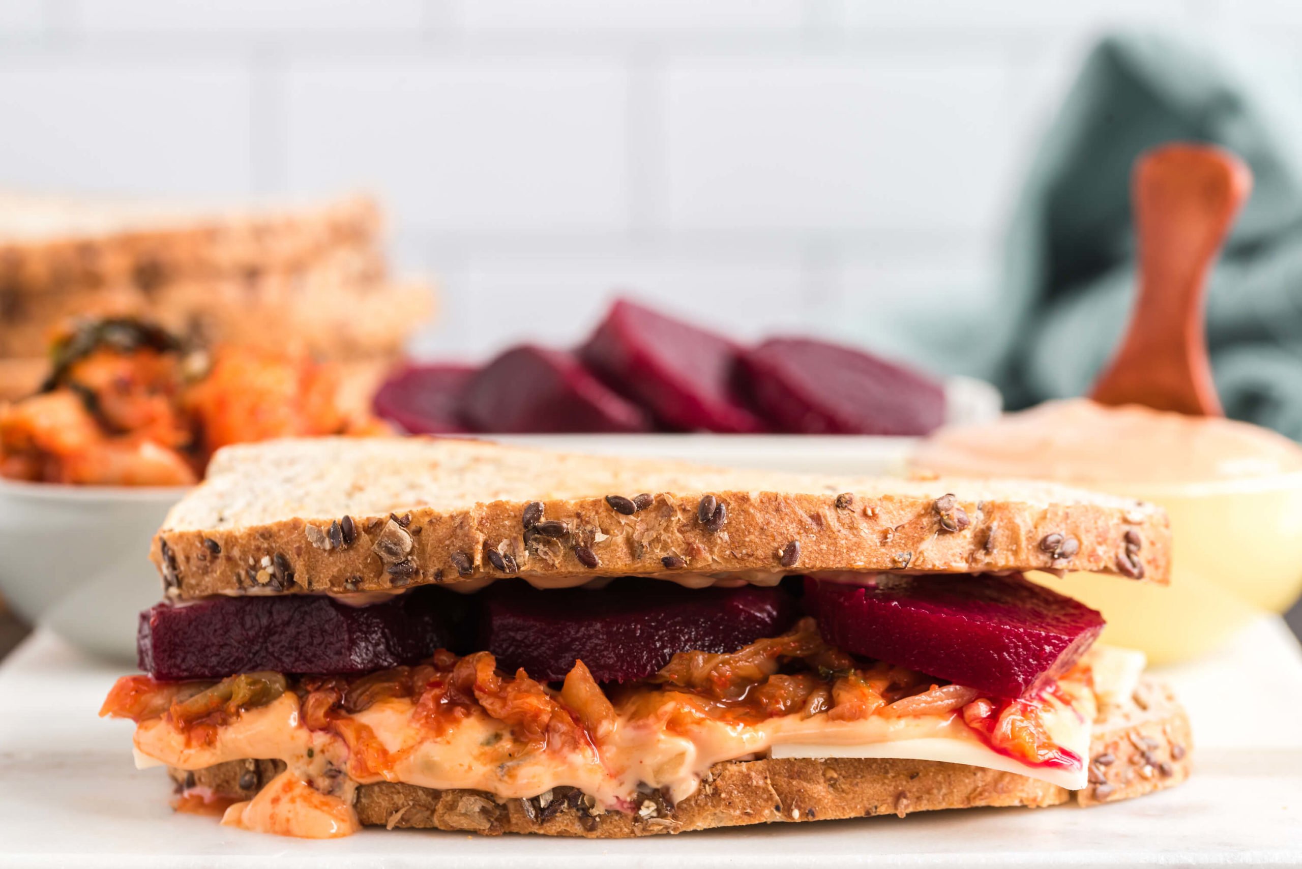 Corned beef reuben