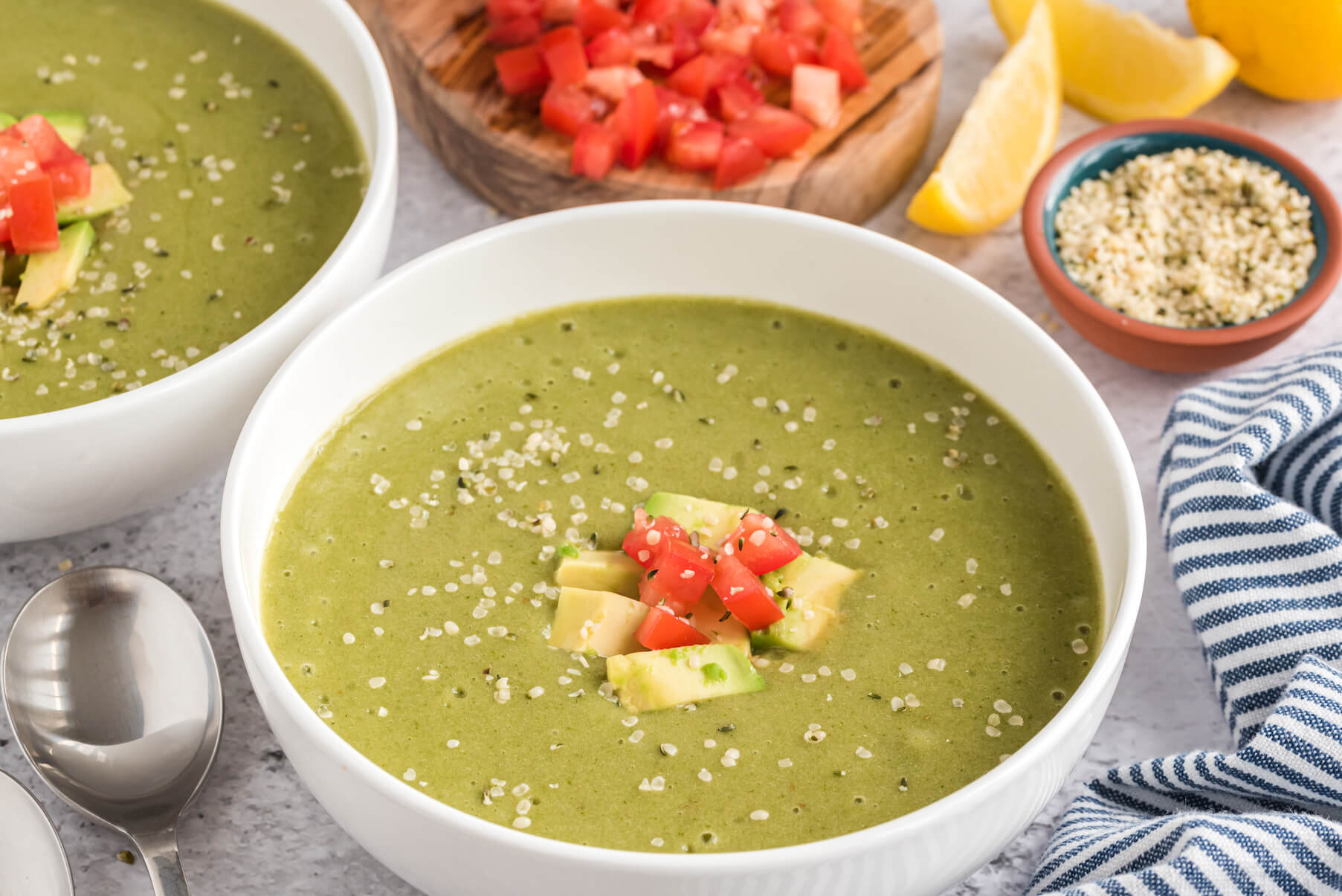 Creamy Arugula and White Bean Soup