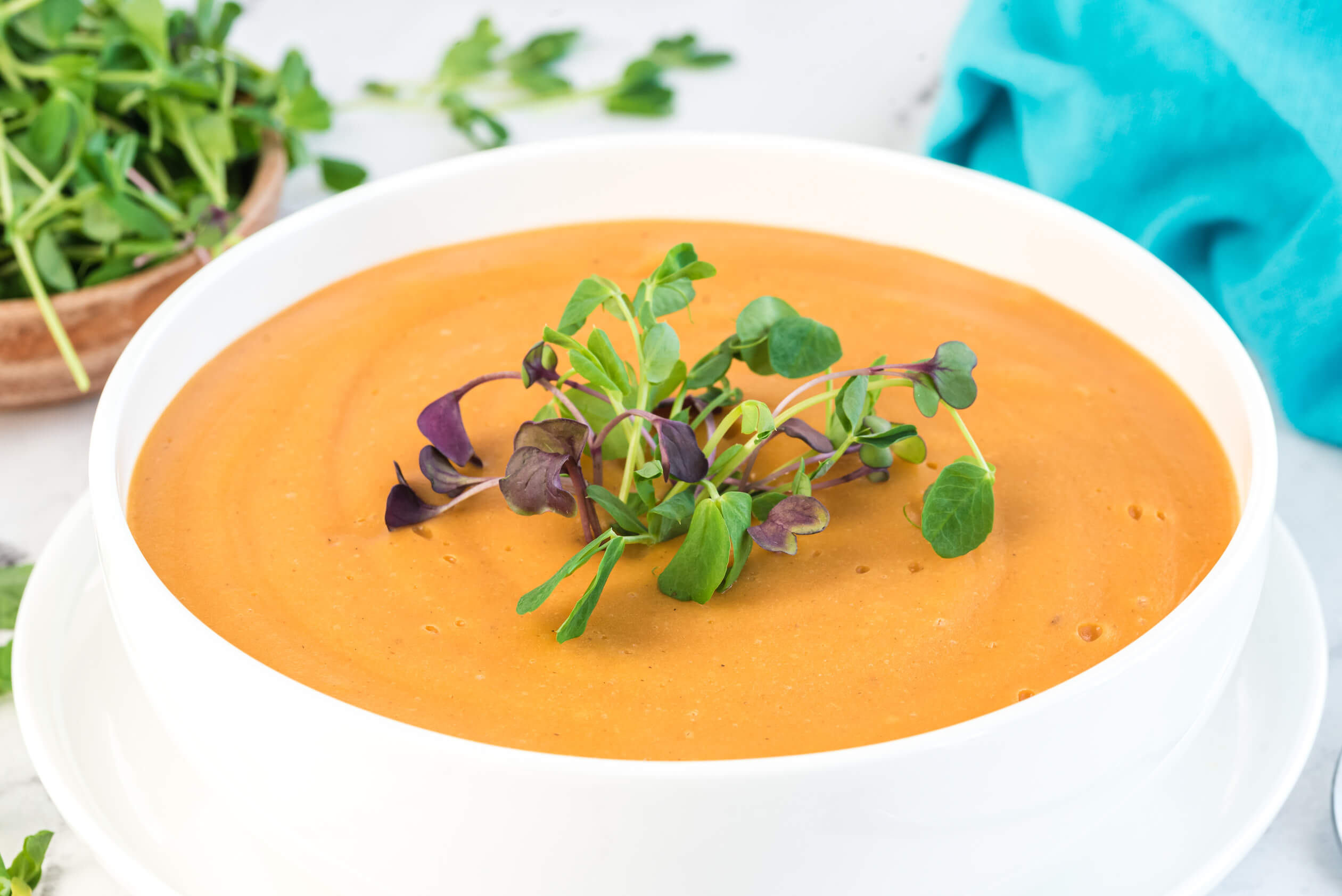 creamy red lentil soup