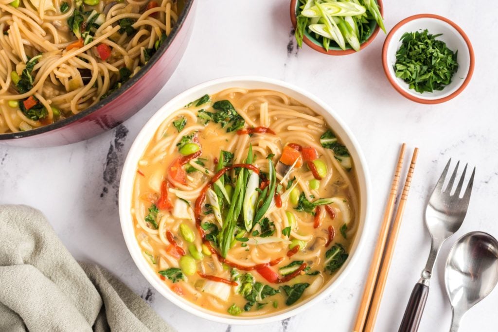 Creamy Veggie Ramen