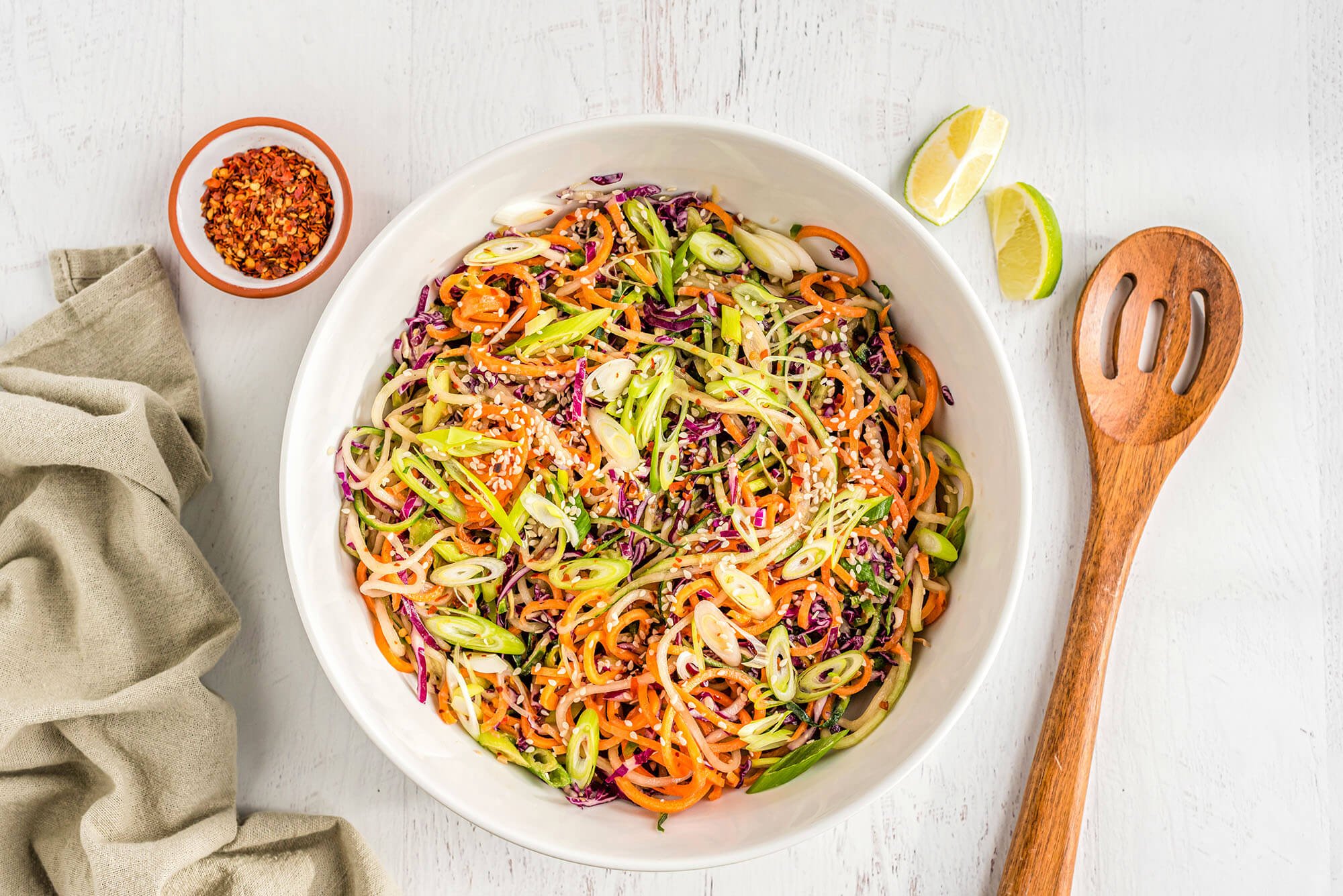 Cucumber, Carrot, and Beet Orange Miso Salad