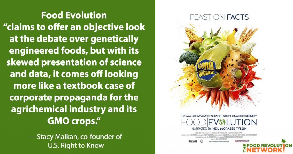 Food Evolution - GMO film that pushes the chemical industry agenda