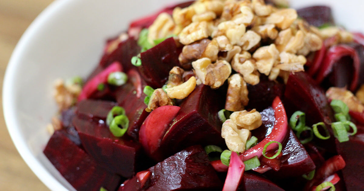 Healthy Thanksgiving Recipe - Balsamic Beet Salad