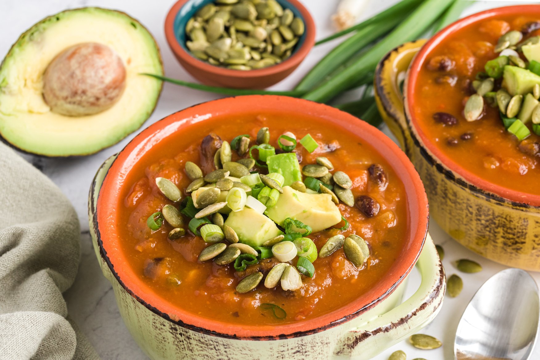 hearty pumpkin chili