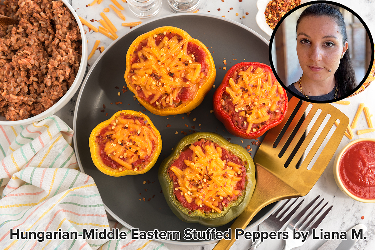 Hungarian Middle Eastern Stuffed Peppers by Liana M.