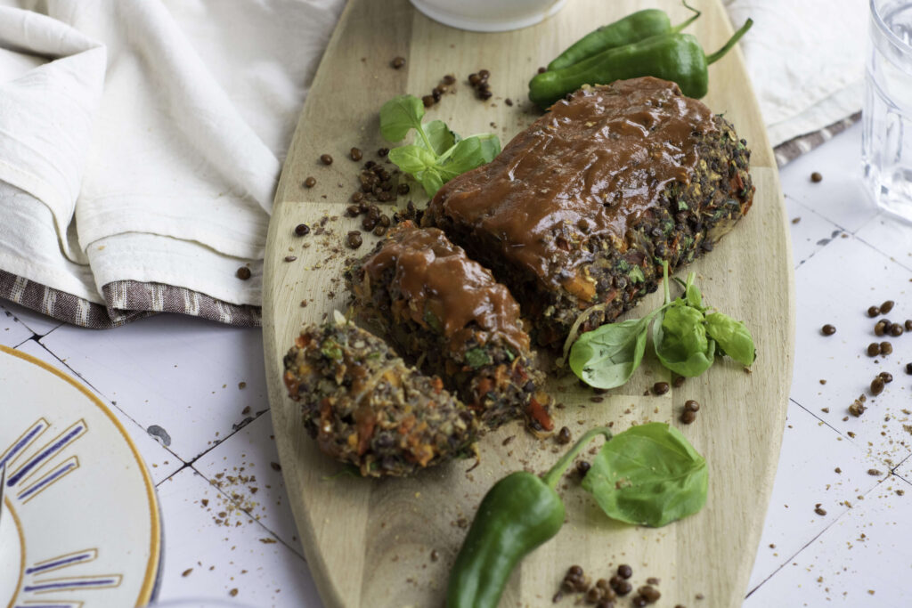 Lentil Flax Loaf