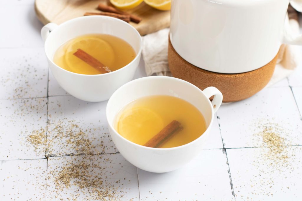 Apple chamomile hot toddy