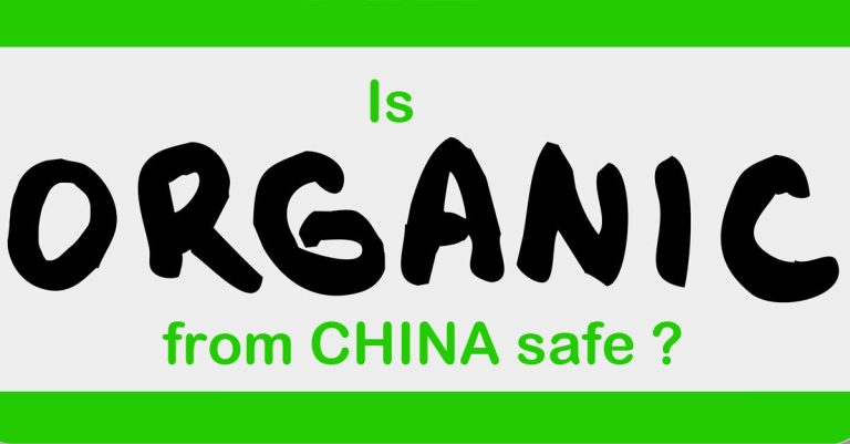 Safety of organic food from China
