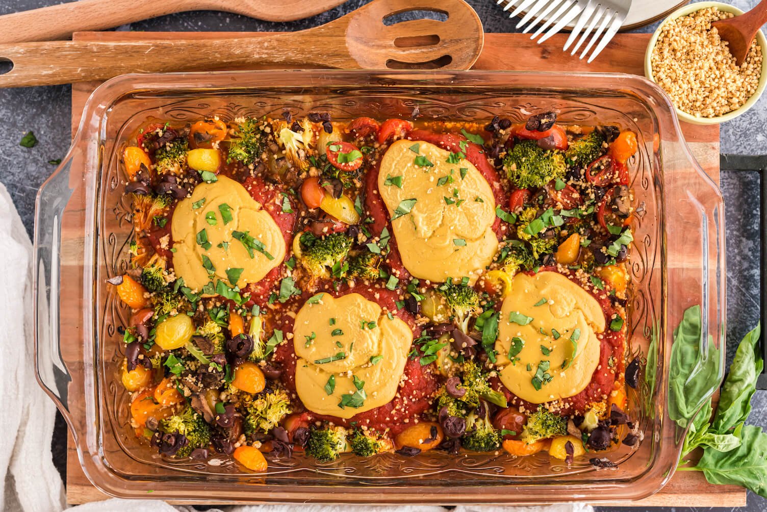 Italian Portobello Mushroom Bake