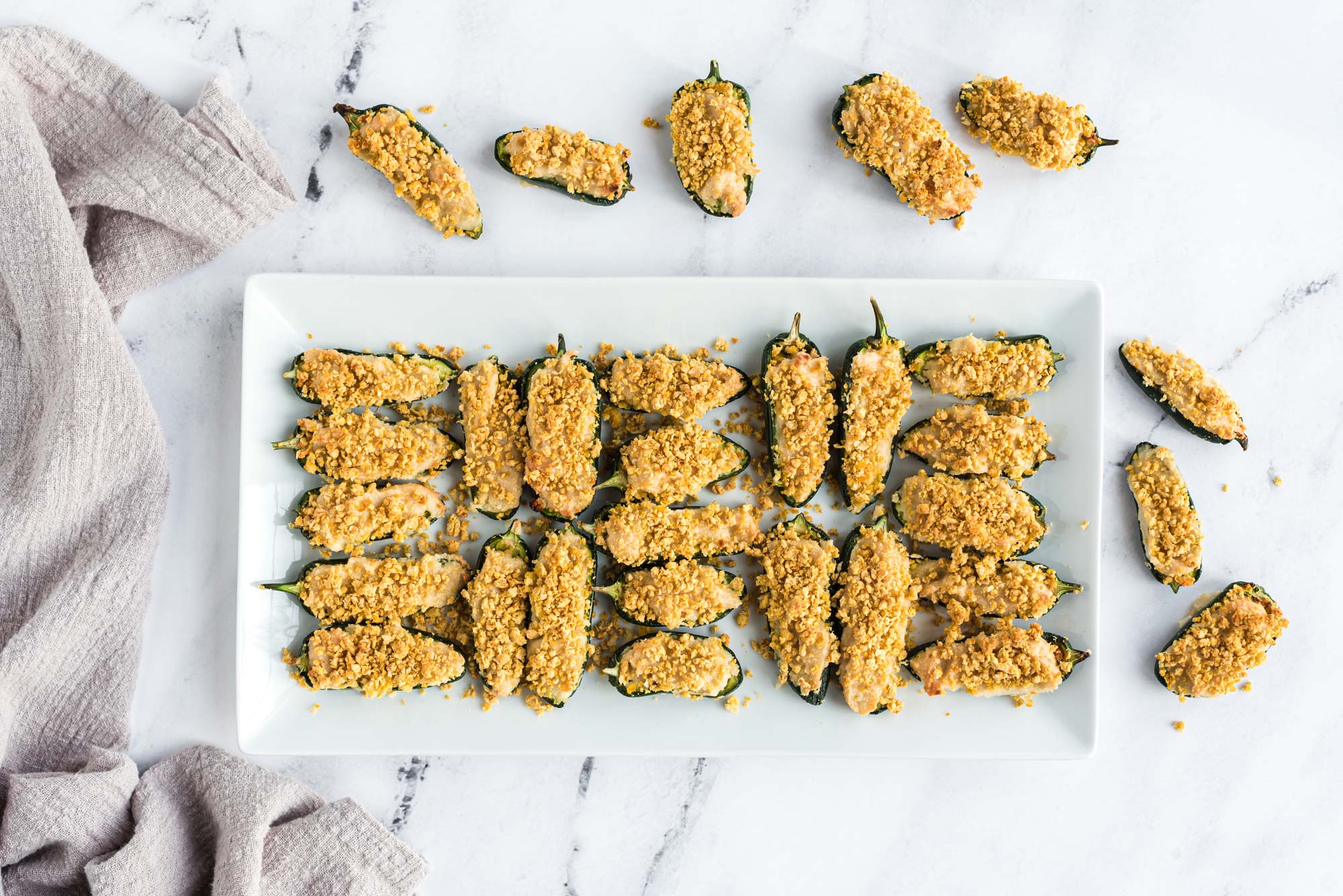 jalapeño poppers on dish