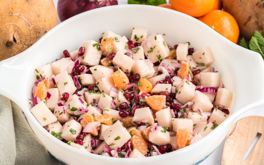 Jicama Pomegranate Salad