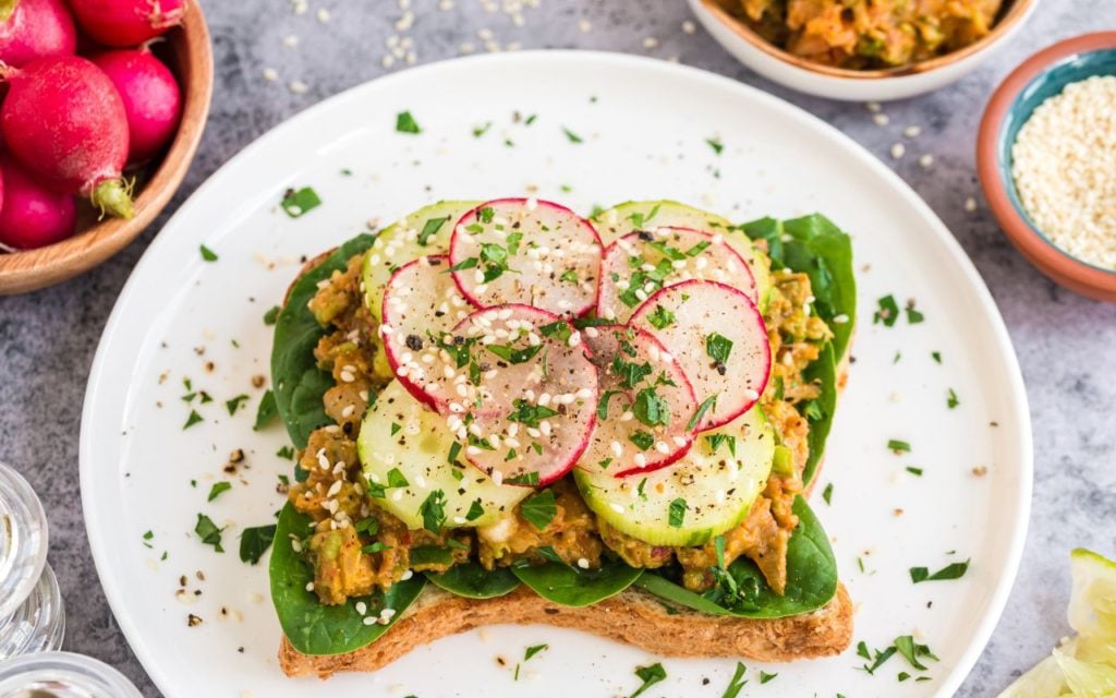 Kimchi Avocado Toast