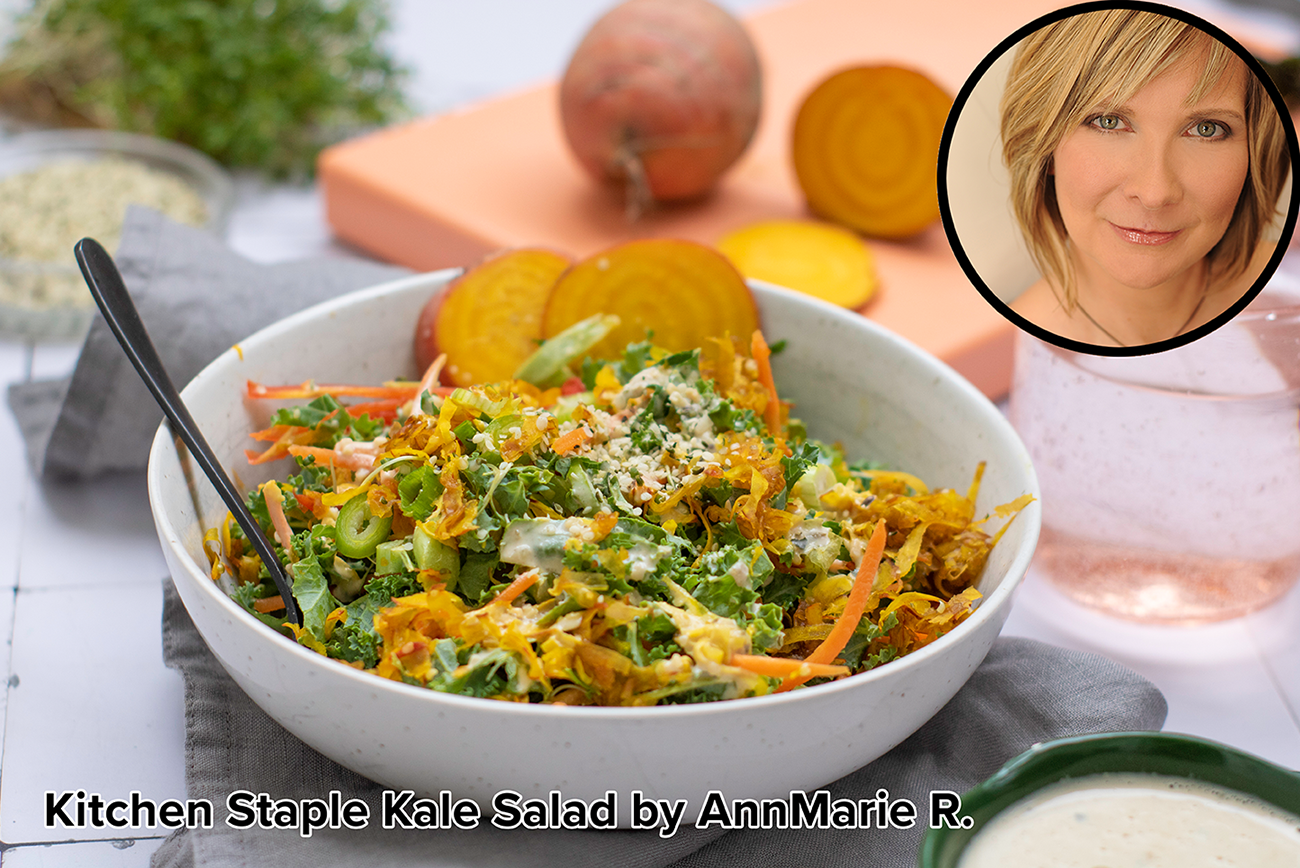 Kitchen Staple Kale Salad by AnnMarie Roth