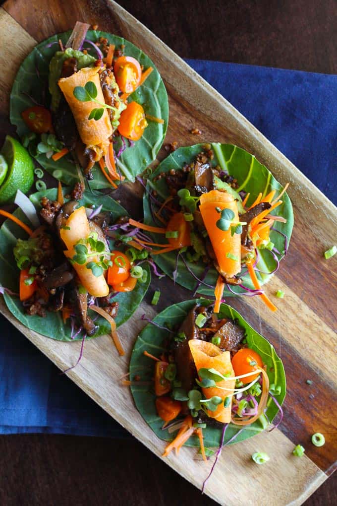 Raw Korean BBQ Tacos