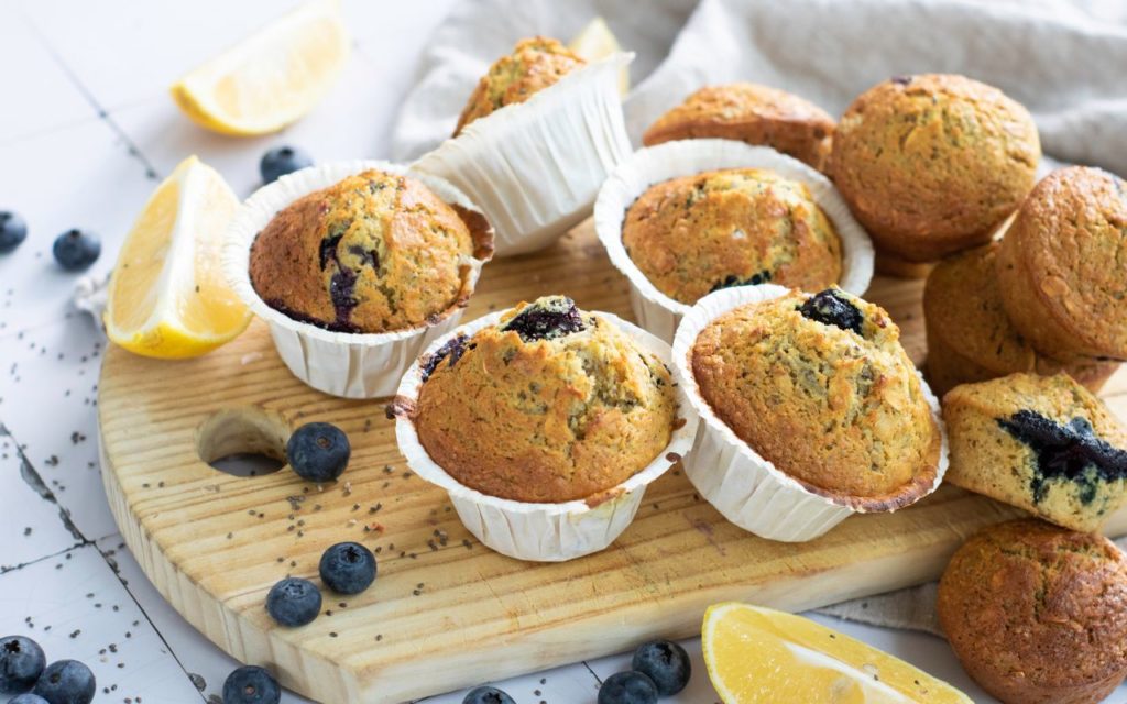 Lemon Poppy Seed Mini Muffins