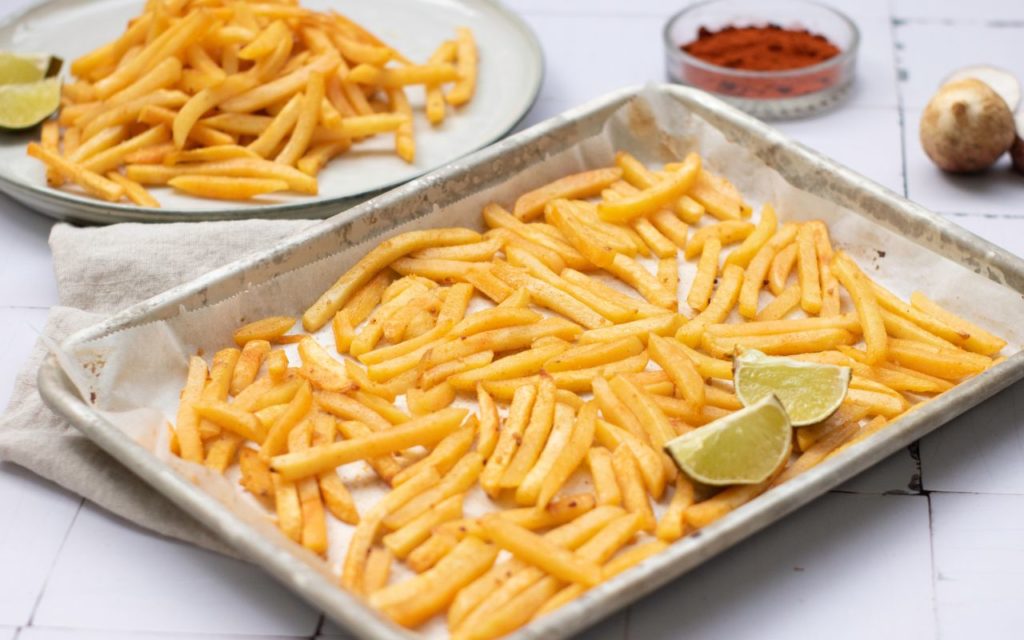 Lime Chili Jicama Fries