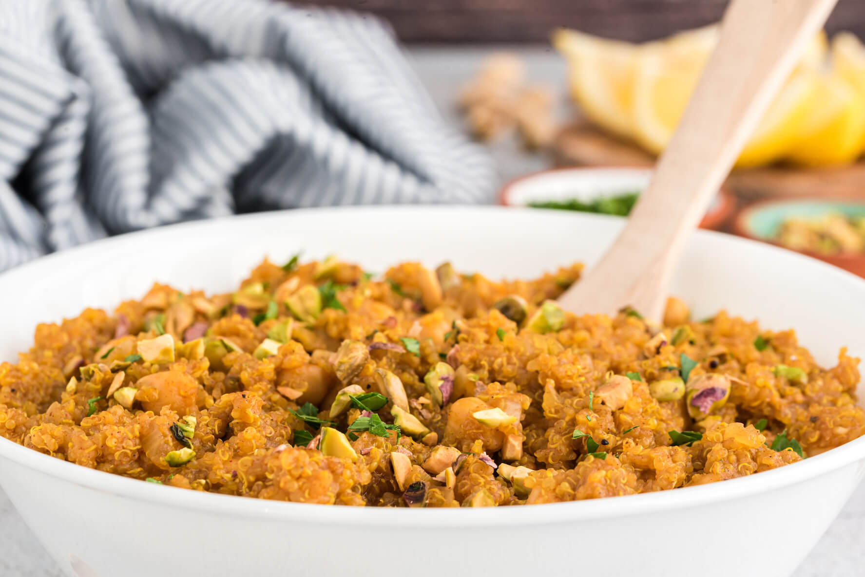 Middle Eastern Freekeh and Chickpea Pilaf