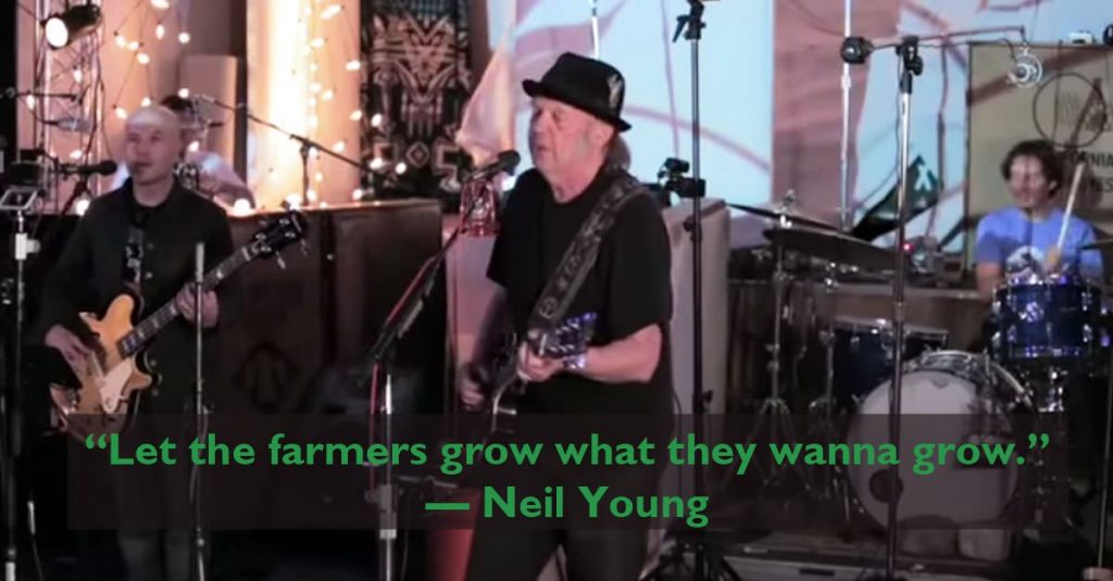 Neil Young takes on Monsanto
