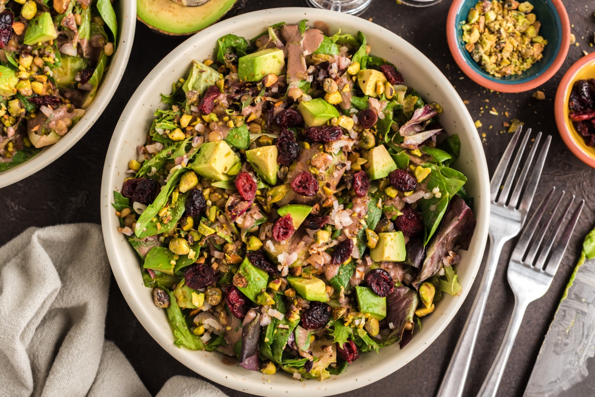 Wheat Berry and Brussels Sprout Harvest Salad