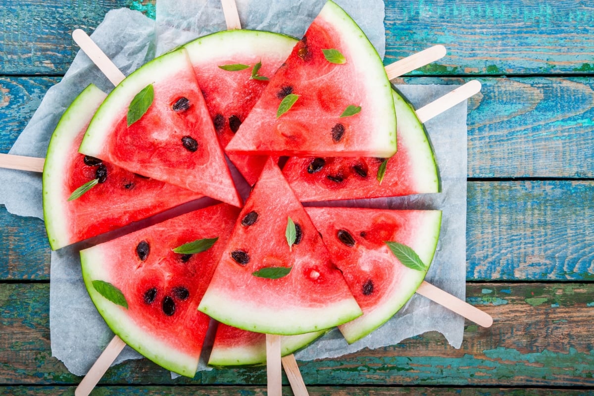 Watermelon on a stick