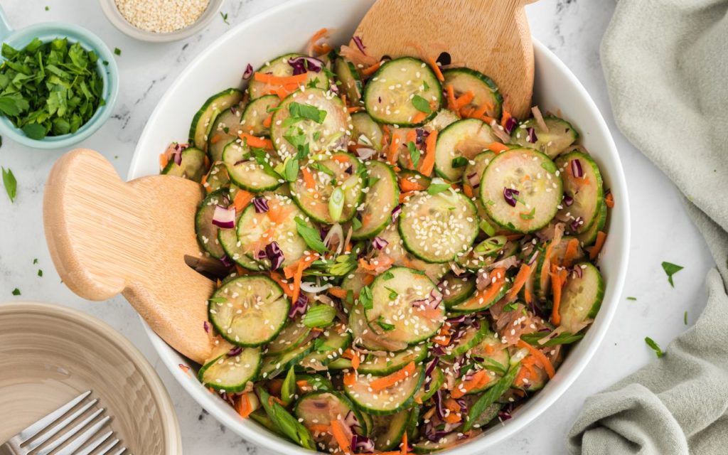 Probiotic-Rich Cucumber Salad