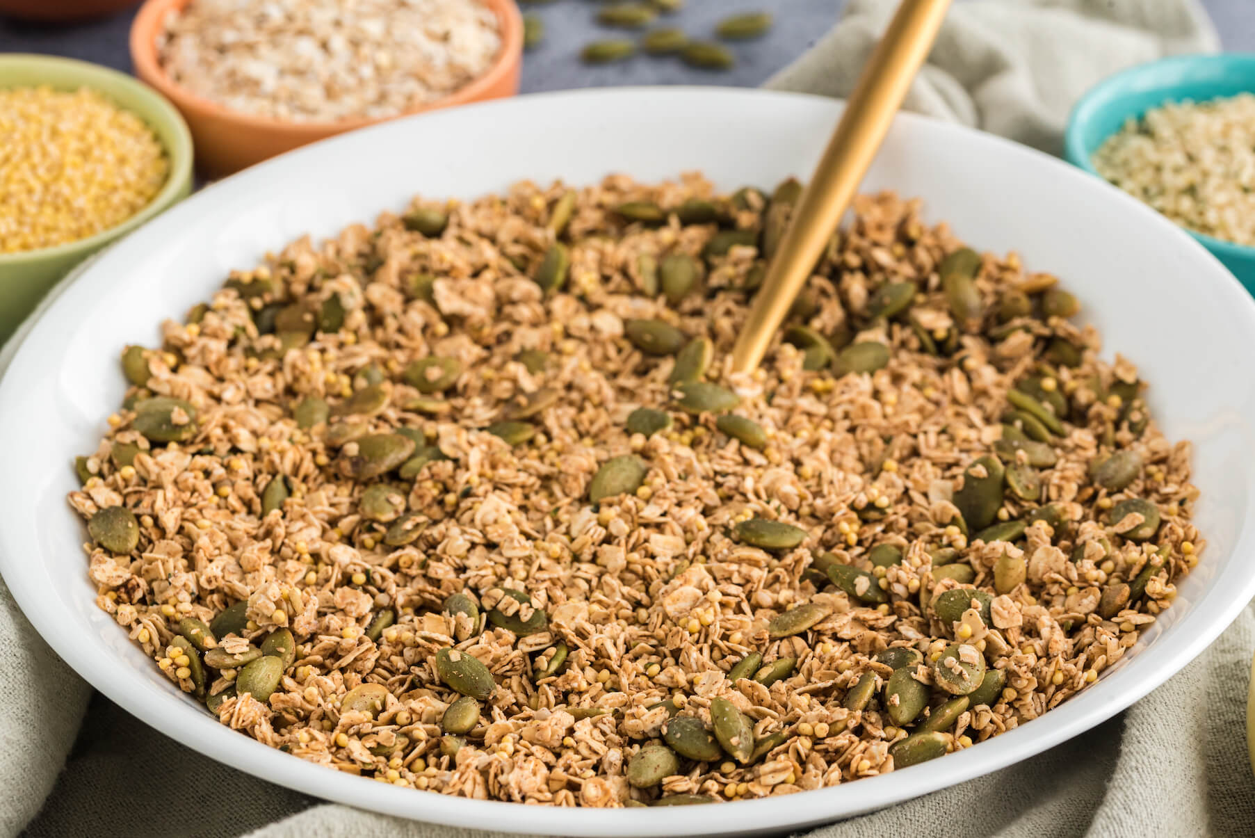 Pumpkin Millet Granola