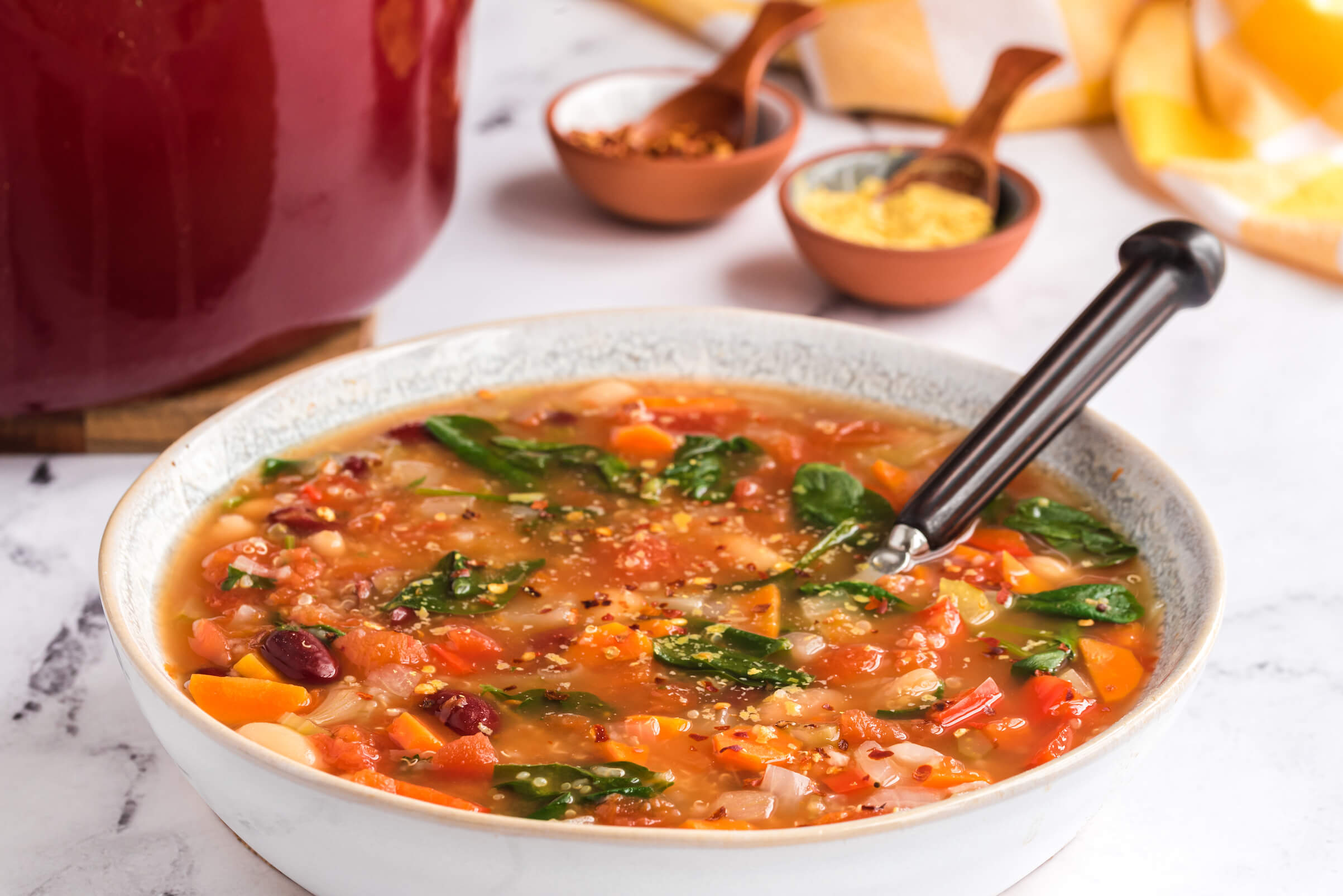 quinoa bean and vegetable soup