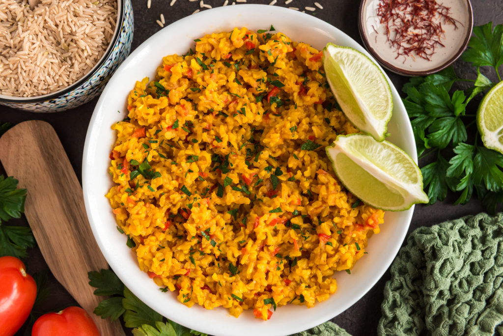 Saffron Turmeric Rice recipe