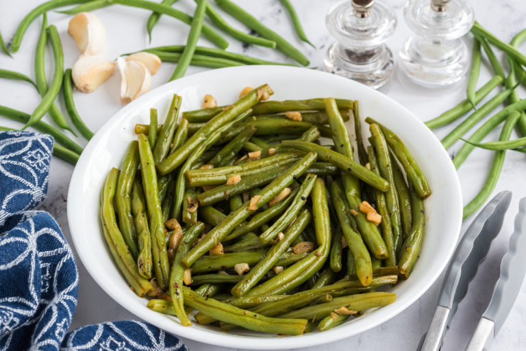 Healthy Green Bean Recipes To Enjoy All Year Food Revolution Network   Sauteed Garlic Green Beans 3 768x513 