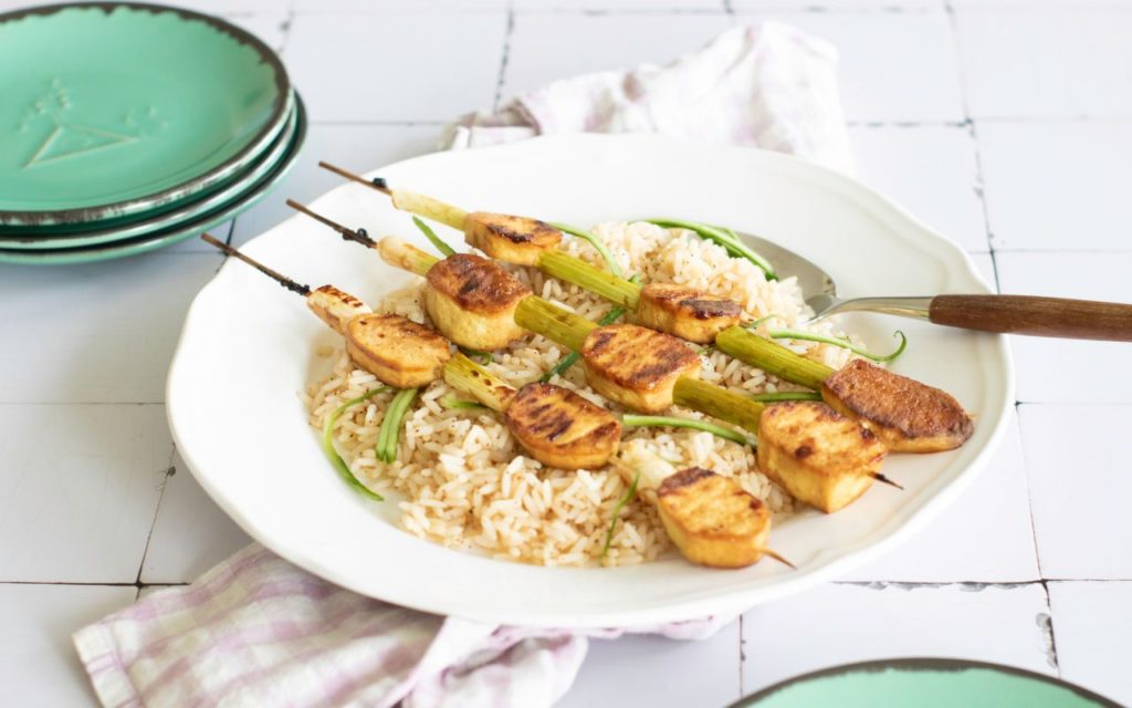 Seitan Yakitori Skewers