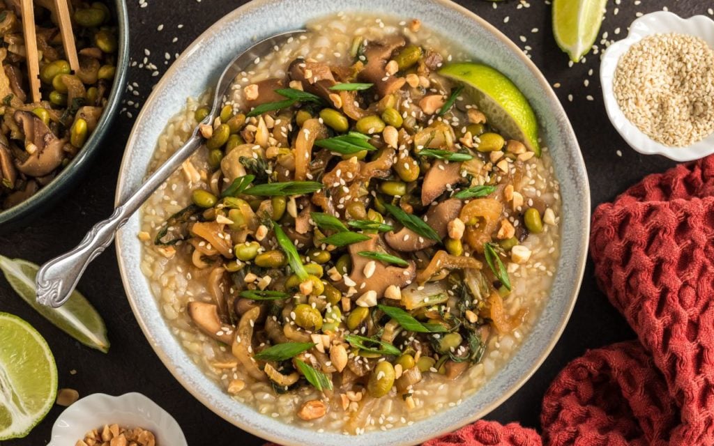 Soothing Ginger and Mushroom Congee