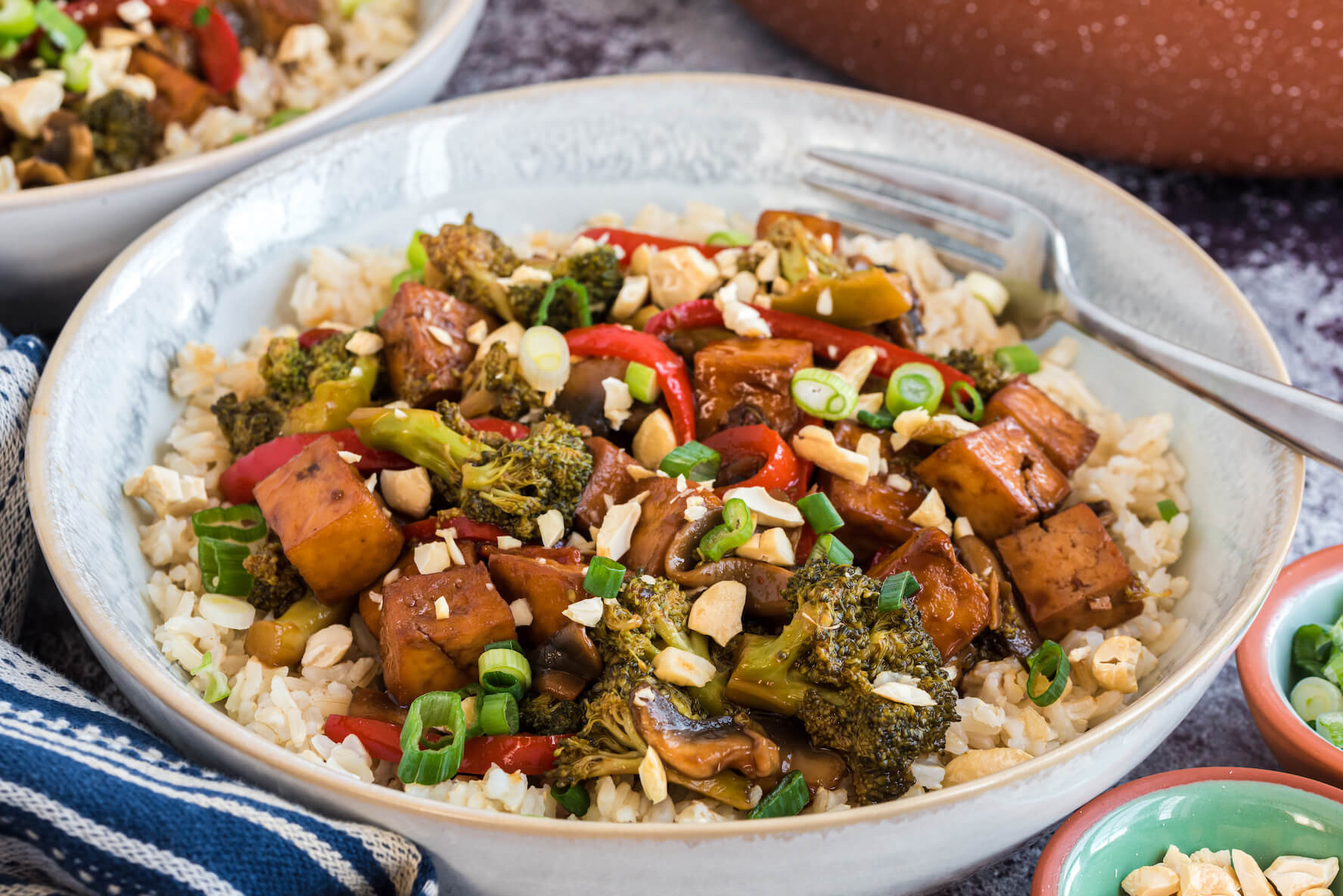 Sweet Chili Broccoli and Tofu stir fry recipe