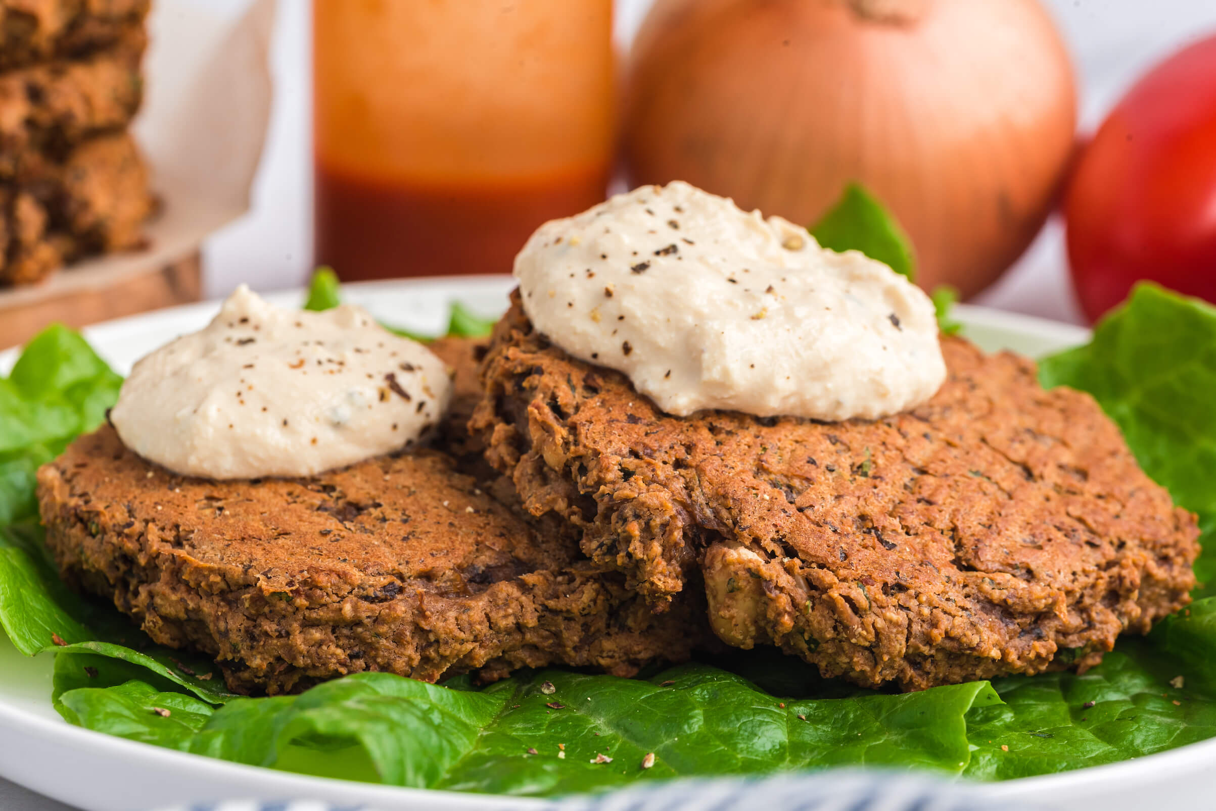 White Bean and Mushroom Burgers