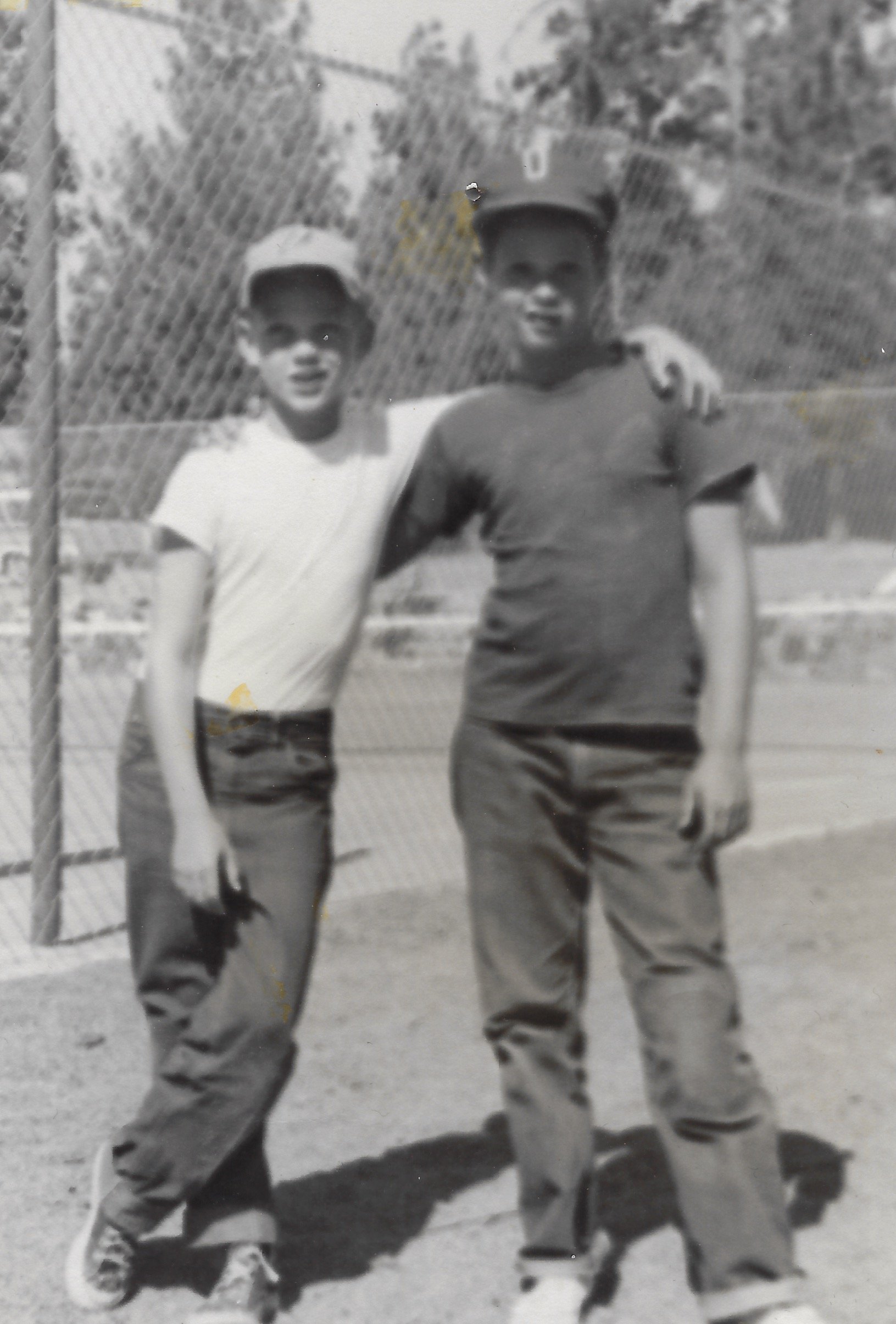 Young John Robbins with Baseball Buddy