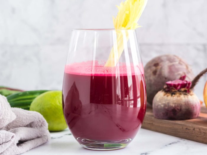 The Early Riser: Beet, Pineapple, Carrot, and Lemon Juice