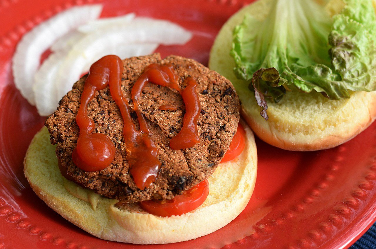 black bean burger