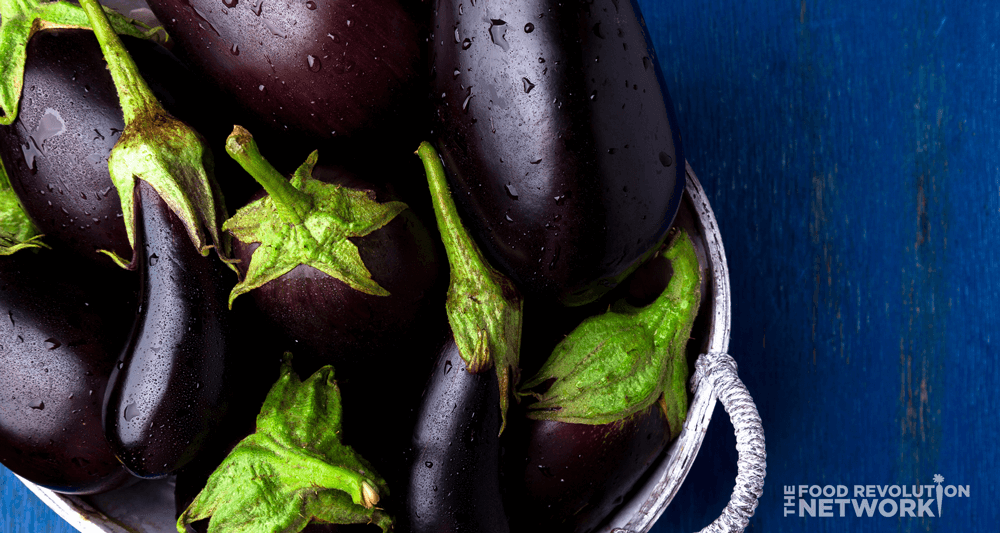 eggplant in a basket