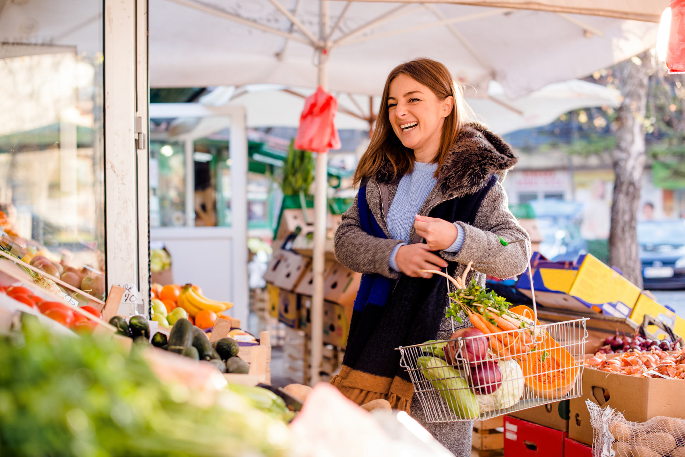 Fruits and vegetables in season during fall