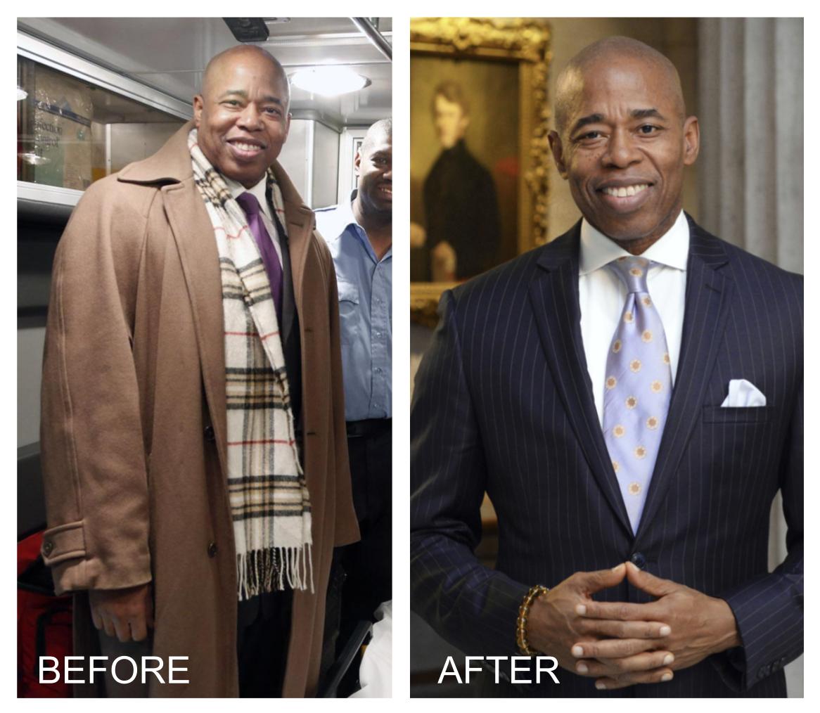 picture of Eric Adams before and after reversing diabetes with a plant-based diet