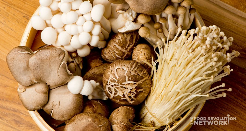 The health benefits of mushrooms - a variety of mushrooms in a bowl